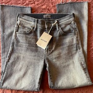 Mother insider crop step fray new